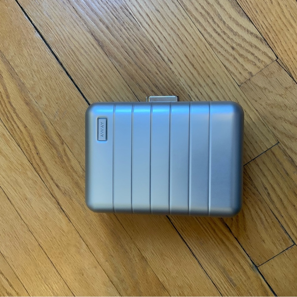AWAY Travel Mini Suitcase Toiletry Luggage Accessory Case Aluminum